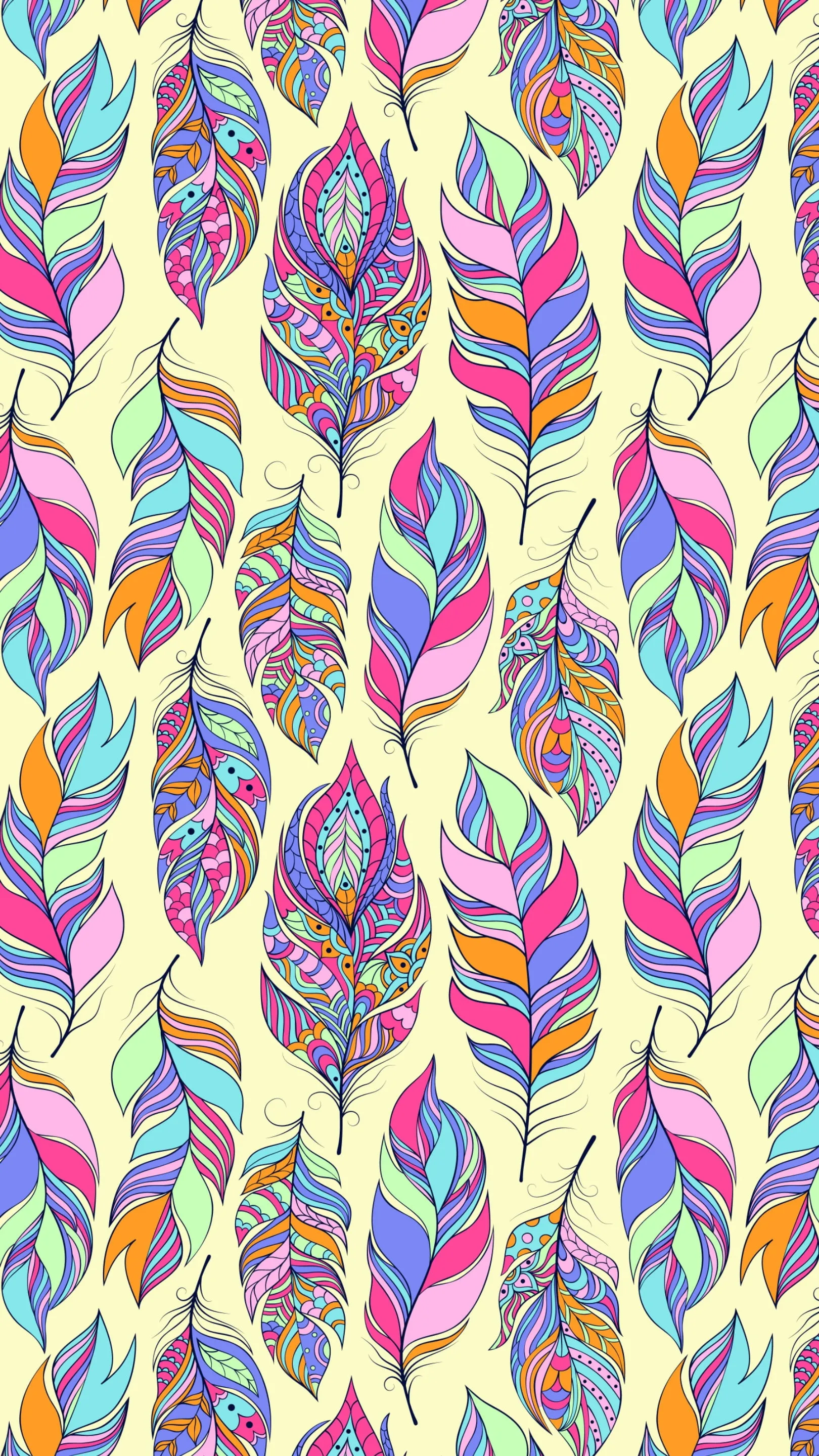 Boho feathers