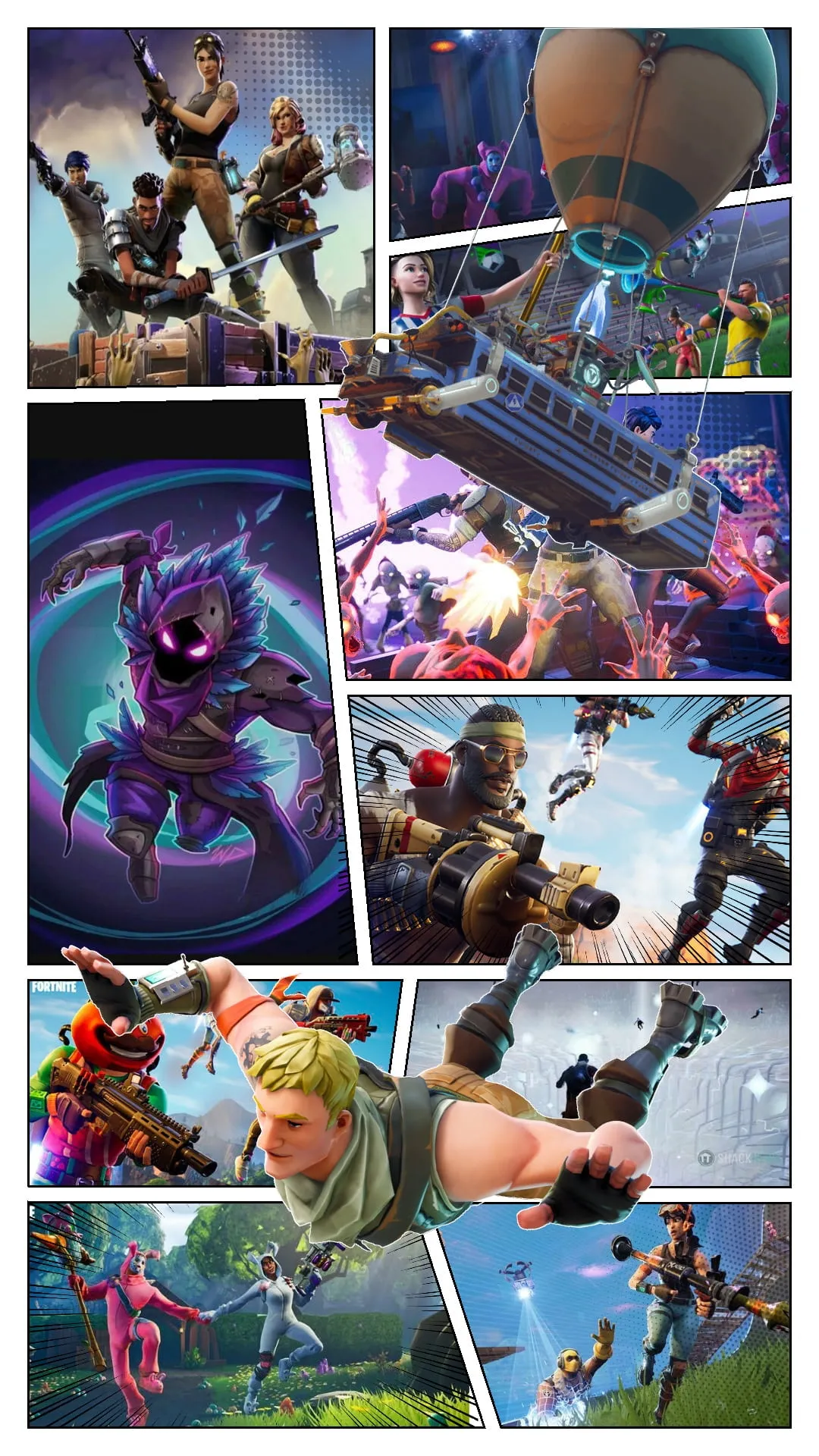 Fortnite collage